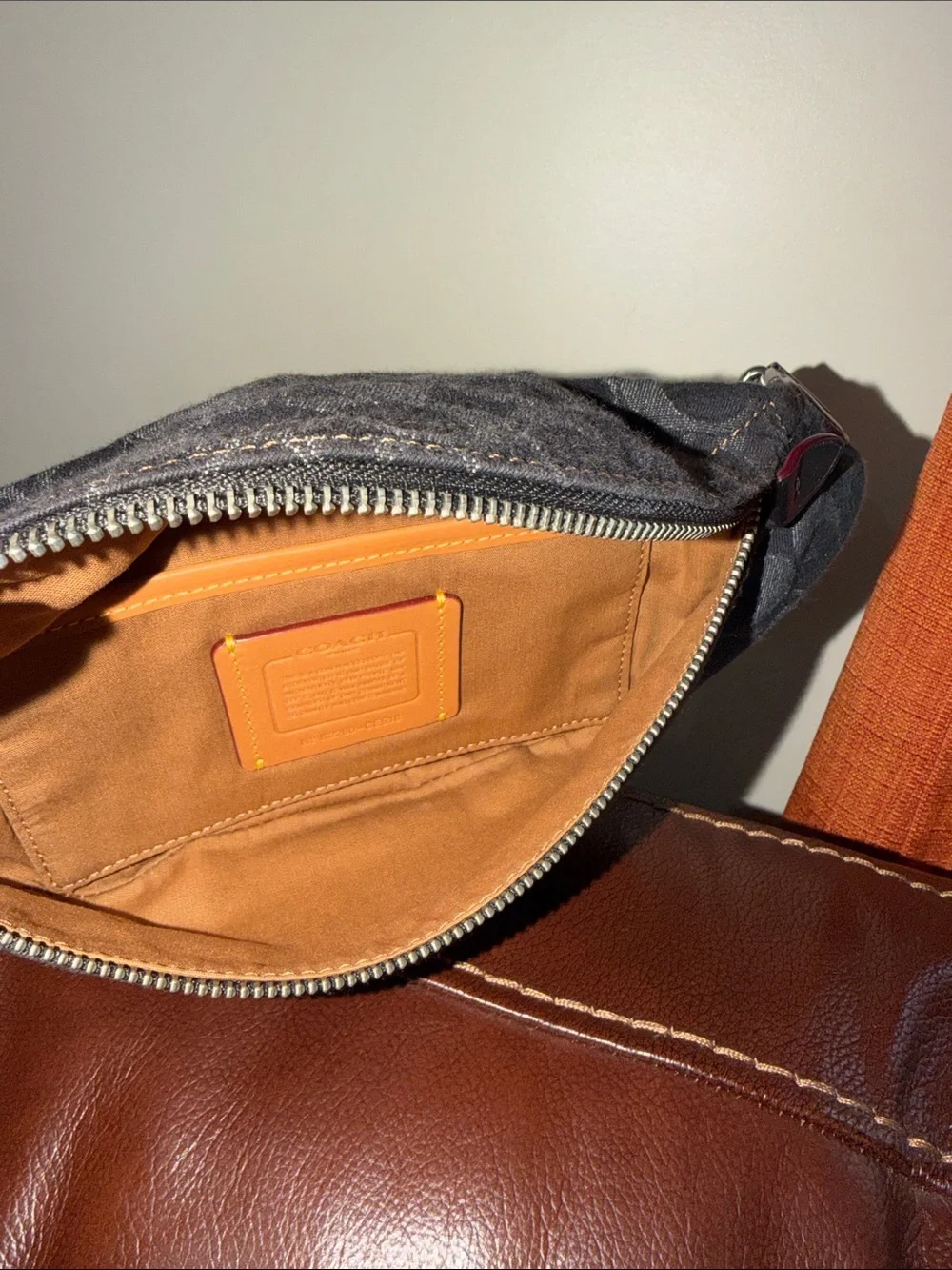‼️Coach Charter Belt Bag 7 In Signature Denim